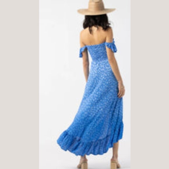 Brooklyn Maxi Dress in Blue Pebbles - Picture 2 of 6